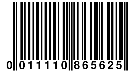 0 011110 865625