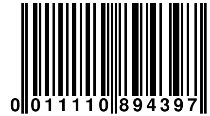 0 011110 894397