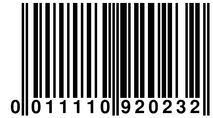 0 011110 920232