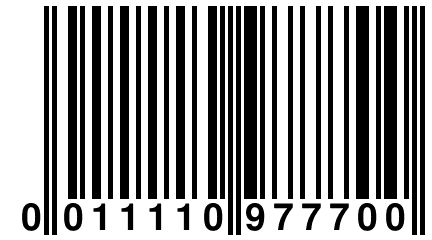 0 011110 977700