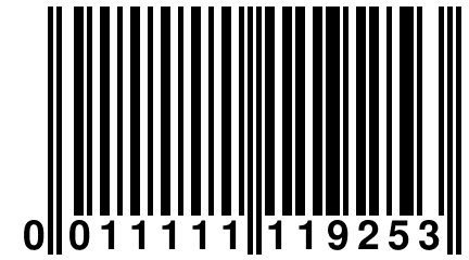 0 011111 119253