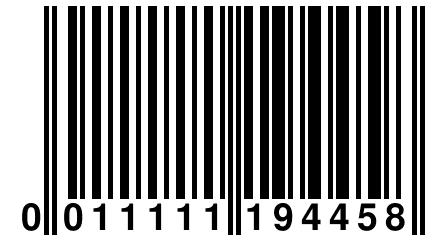 0 011111 194458