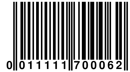 0 011111 700062