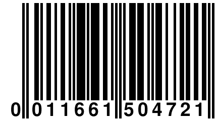 0 011661 504721