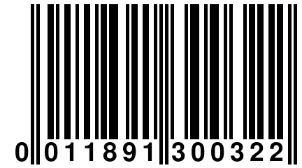 0 011891 300322