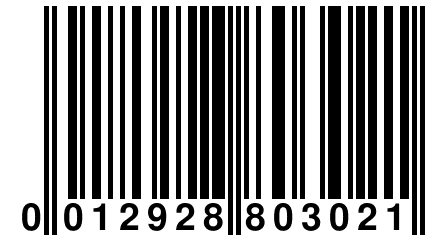 0 012928 803021