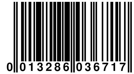 0 013286 036717