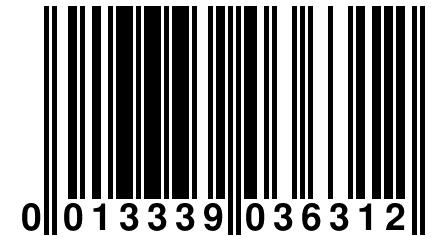0 013339 036312