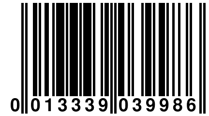 0 013339 039986