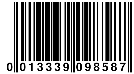 0 013339 098587