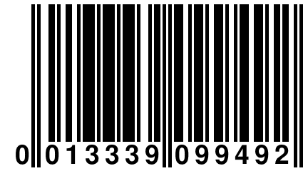 0 013339 099492