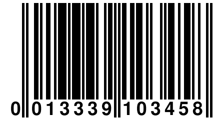 0 013339 103458