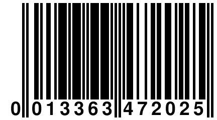 0 013363 472025