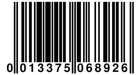 0 013375 068926