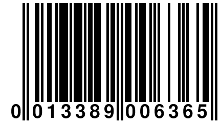 0 013389 006365