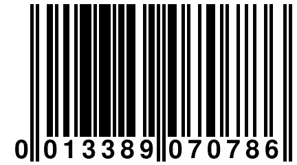 0 013389 070786