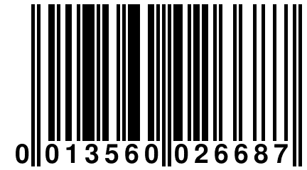 0 013560 026687