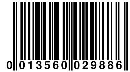 0 013560 029886