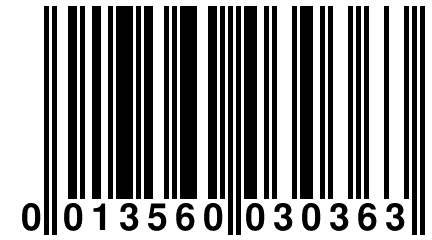 0 013560 030363