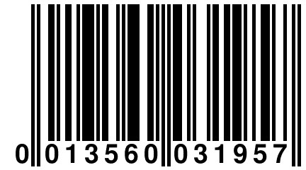 0 013560 031957