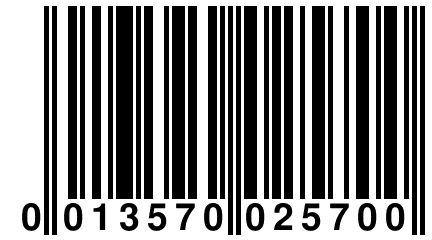 0 013570 025700