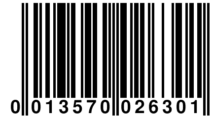 0 013570 026301