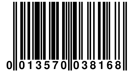 0 013570 038168