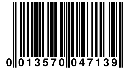 0 013570 047139