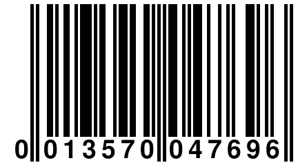 0 013570 047696