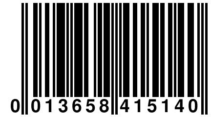 0 013658 415140