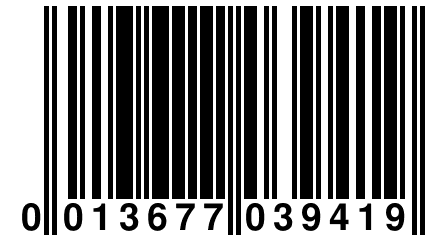 0 013677 039419