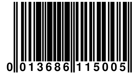 0 013686 115005