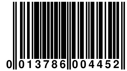 0 013786 004452