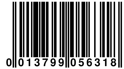 0 013799 056318