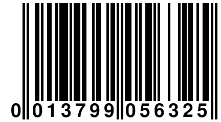 0 013799 056325