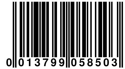 0 013799 058503