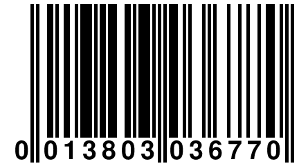 0 013803 036770