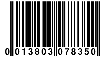 0 013803 078350