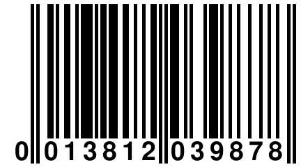 0 013812 039878