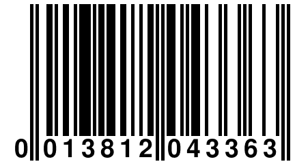 0 013812 043363