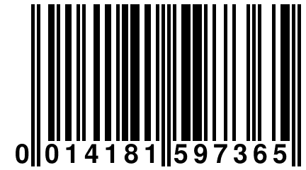 0 014181 597365