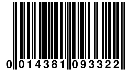 0 014381 093322