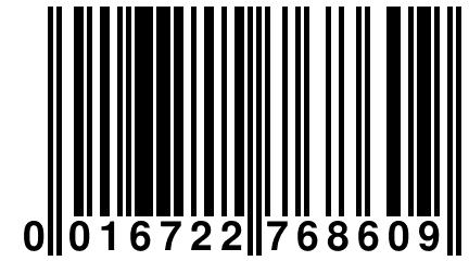 0 016722 768609