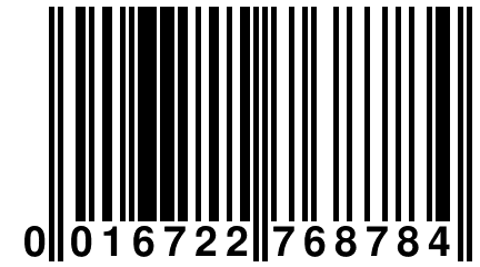 0 016722 768784