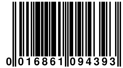 0 016861 094393