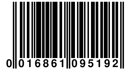 0 016861 095192