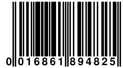 0 016861 894825