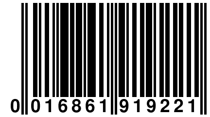 0 016861 919221