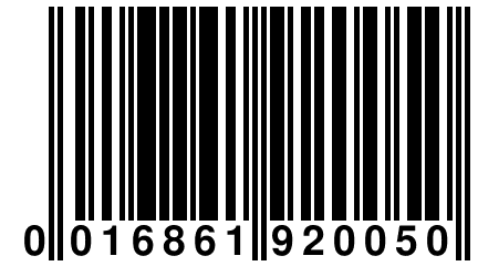 0 016861 920050