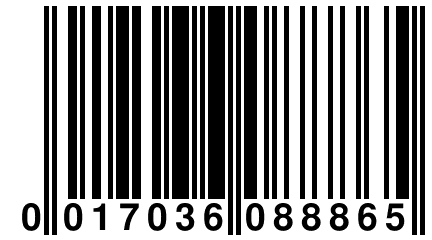 0 017036 088865
